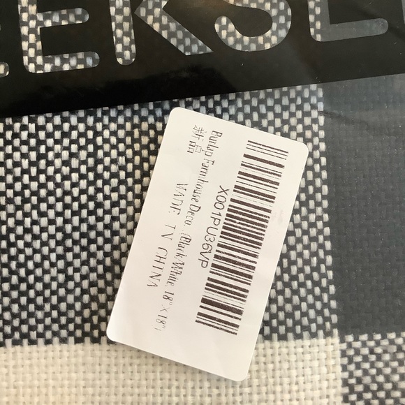 Burlap farmhouse Buffalo check pillow covers❤️❤️ - Picture 6 of 11